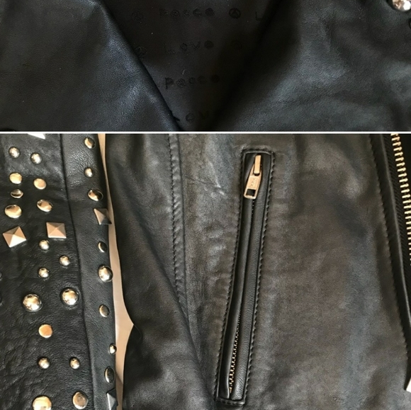 Maison Scotch Punk Radar leather jacket! Worn once. - Picture 2 of 6